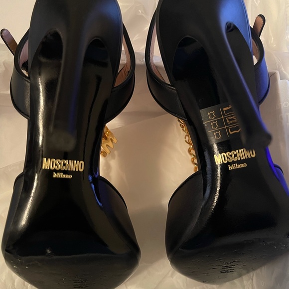 Moschino Lettering Charms Heels - Picture 7 of 15
